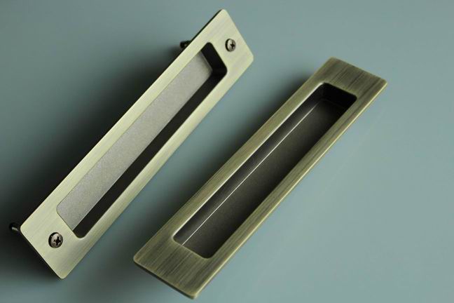 zinc alloy square entrance sliding door lock