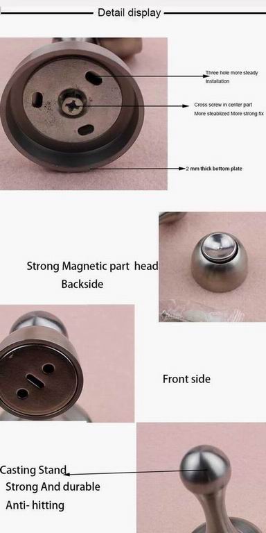 Strong Stainless steel Magnetic Door Stopper